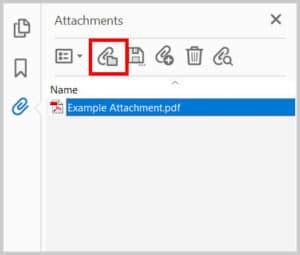 How to clear attachments folder history in adobe acrobat pro.